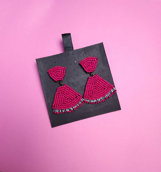 Frankie Earrings [Bright Pink]