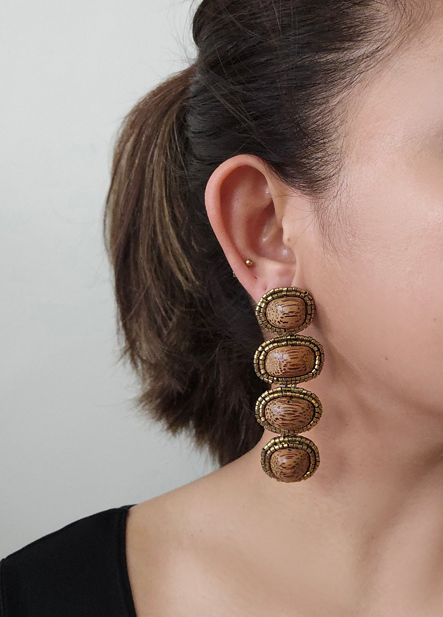 Ives Wooden Earrings