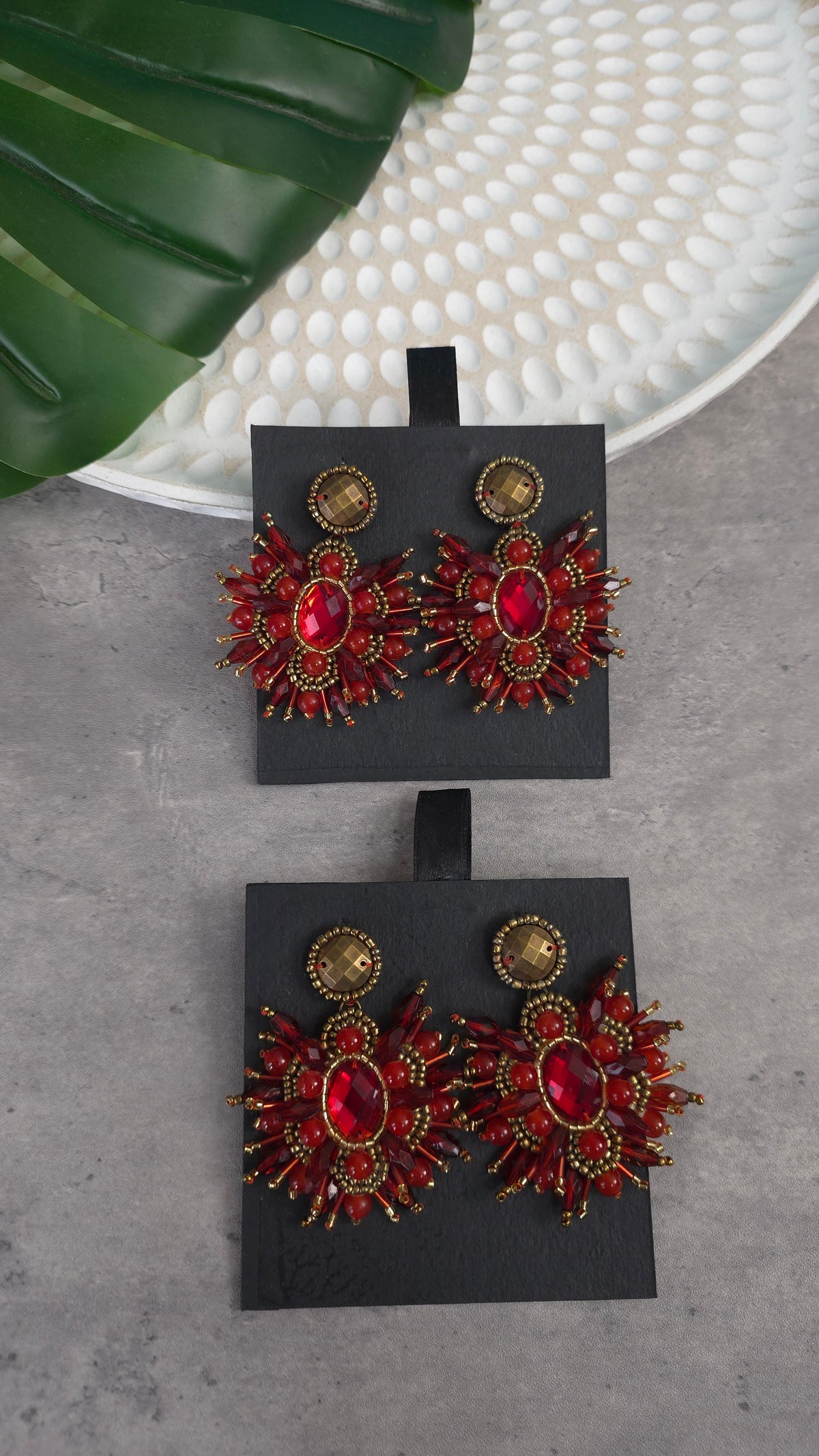 Bituin Earrings (in red)