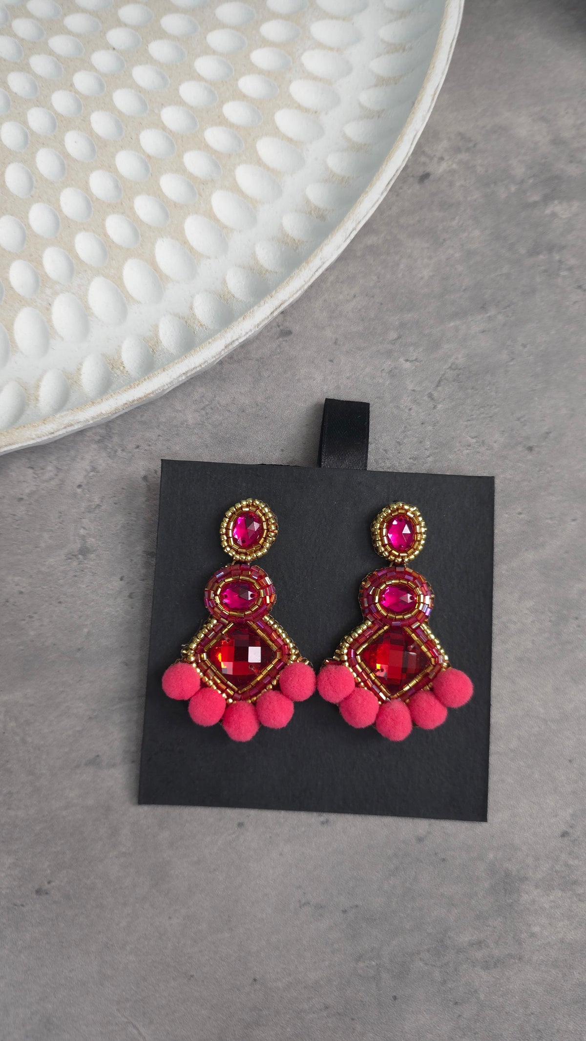 Salimbay Pom Earrings