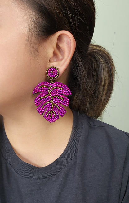 Monsterra Earrings