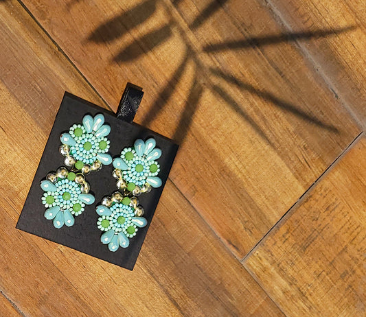 Louvee Earrings [Mint]