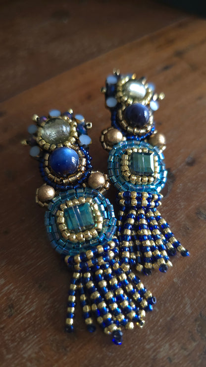 Azurita Earrings