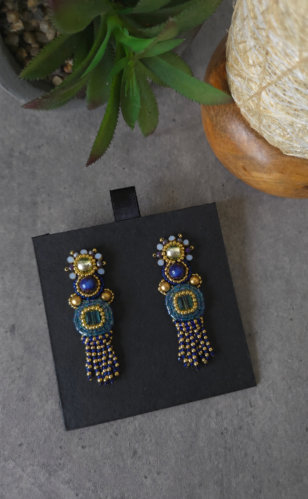 Azurita Earrings