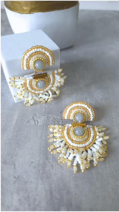 Zuri Coral Earrings