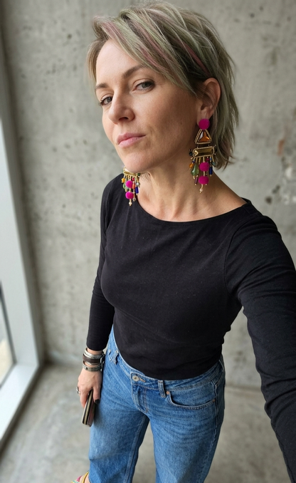La Playa Fiesta Earrings