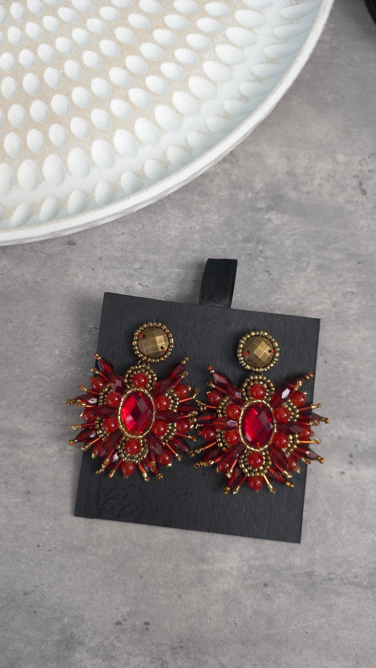 Bituin Earrings (in red)